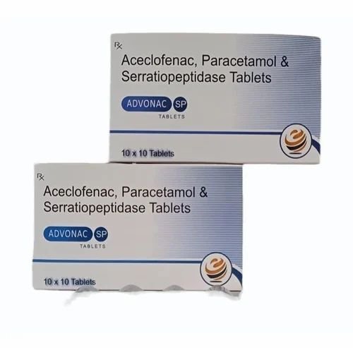 Aceclofenac Paracetamol Serratiopeptidase Tablet